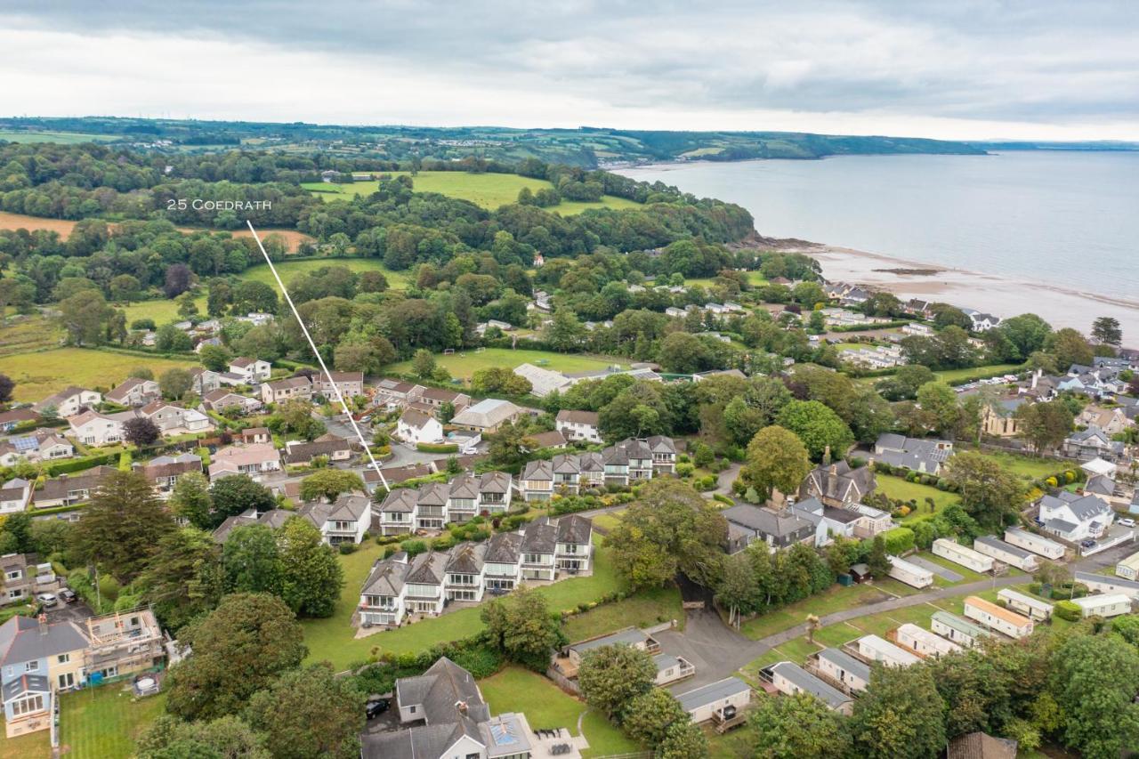 25 Coedrath Park - Sea Views From Balcony, Short Walk To Beach, Parking Saundersfoot Esterno foto